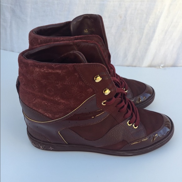 Louis Vuitton Shoes - Louis Vuitton boots 39 millennium wedge sneakers